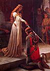 Edmund Blair Leighton - The Accolade painting